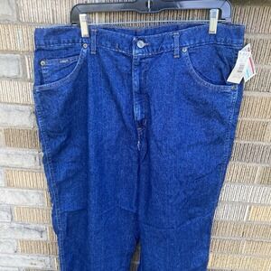 NWT Vtg 80s Stretch Denim Jeans‎ by Chic size 22W (36in Waist) Blue